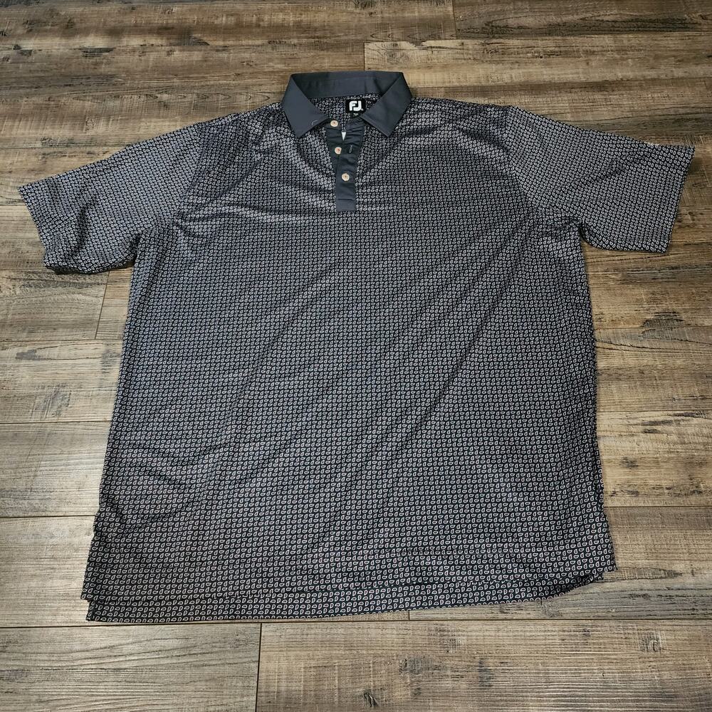 Footjoy Polo Mens Shirt Size 2XL small embroidered golf logo 2480